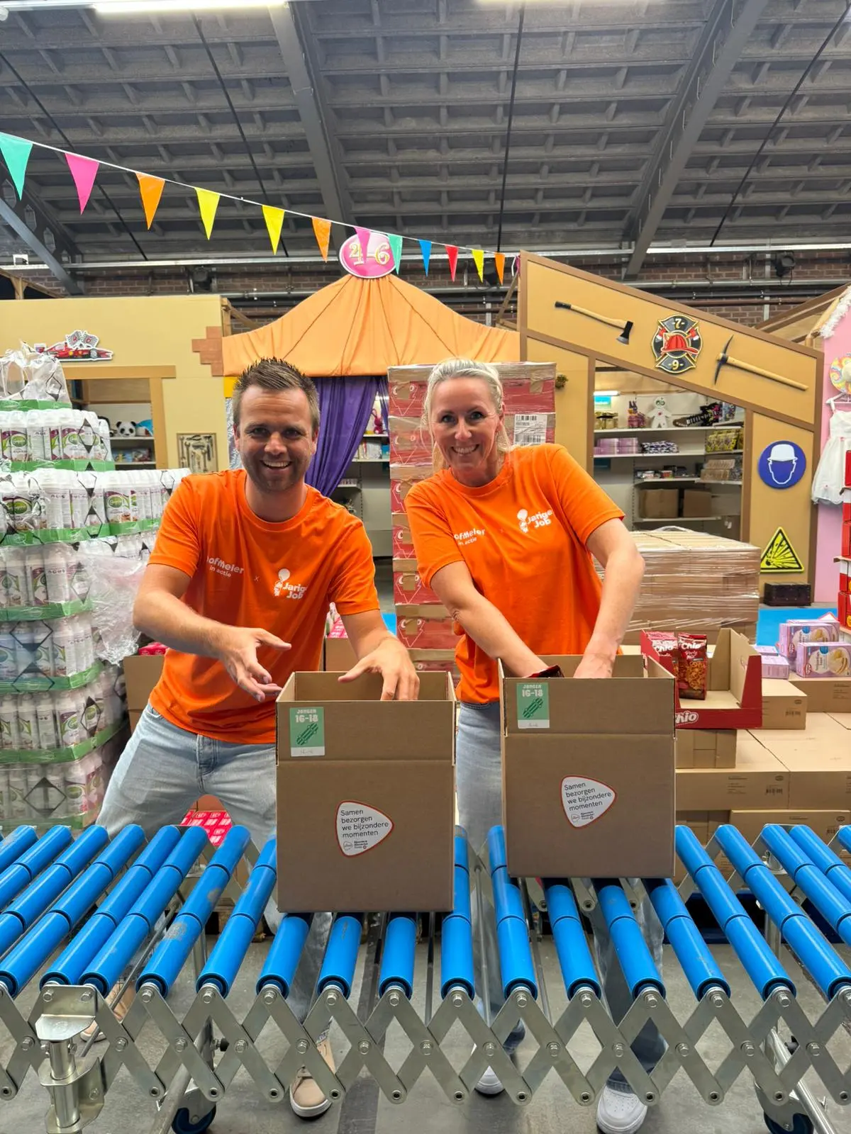 Hofmeier collega's in actie voor goede doel